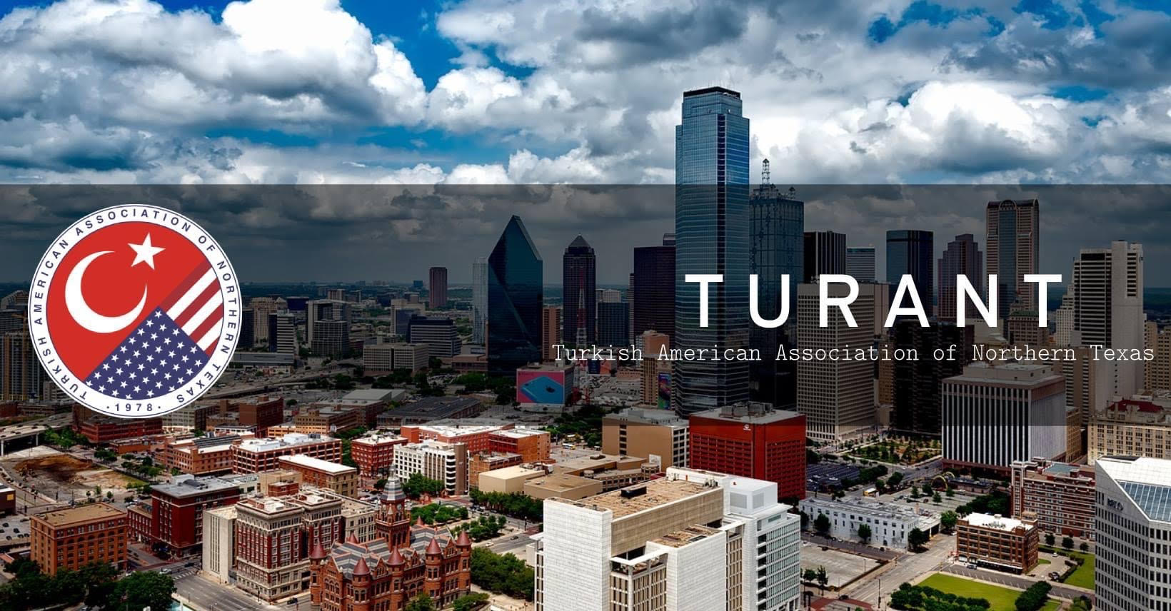 Dallas Skyline with Turant- Turkish American Association Text